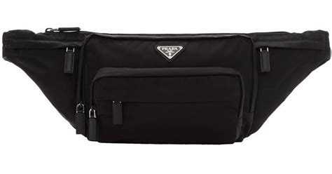 prada black fanny pack|prada fanny pack men's.